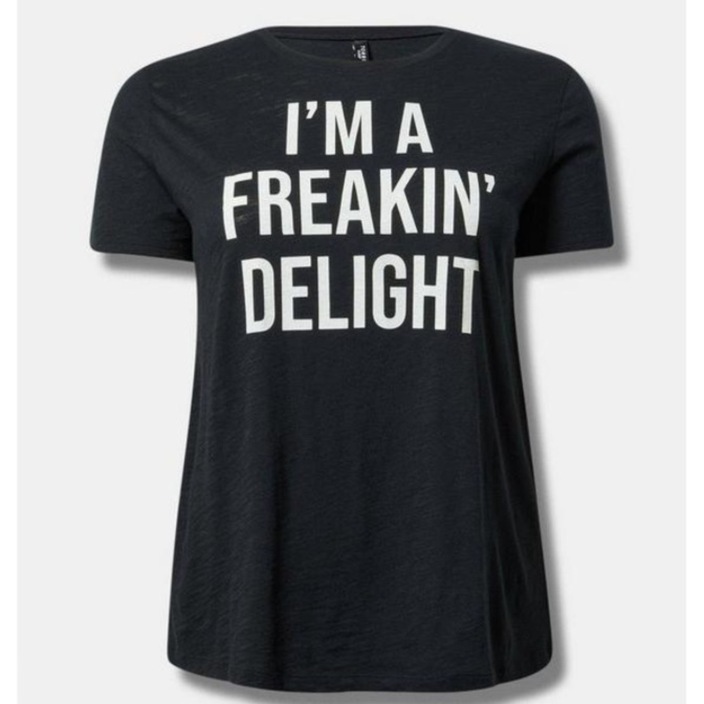 TORRID NWT Slub Crew Neck Relaxed Short Sleeve Lounge Tee - Picture 4 of 5